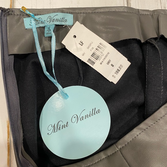 NWT LF vegan leather skirt - Picture 11 of 13